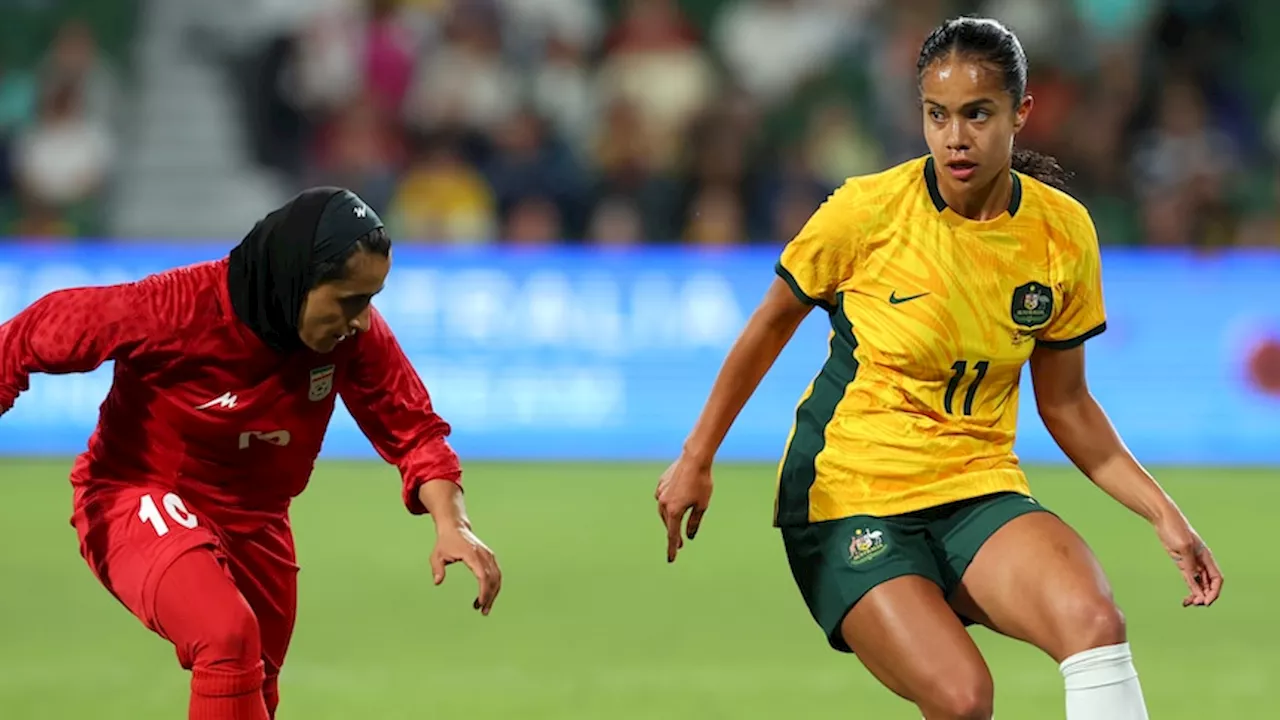 Matildas star Mary Fowler shines in Olympic qualifier clash with Iran as Sam Kerr scores again