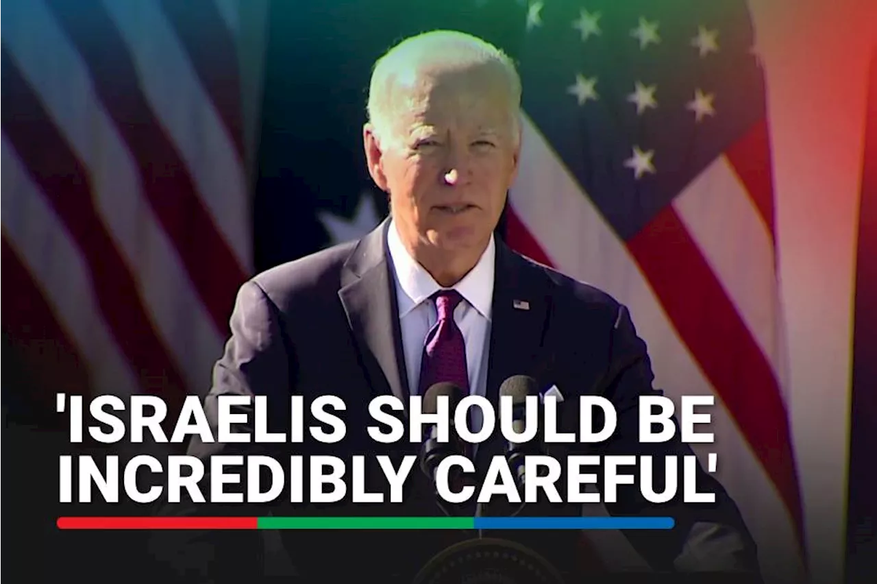 Biden: Israel has right to defend itself, must protect innocent civilians