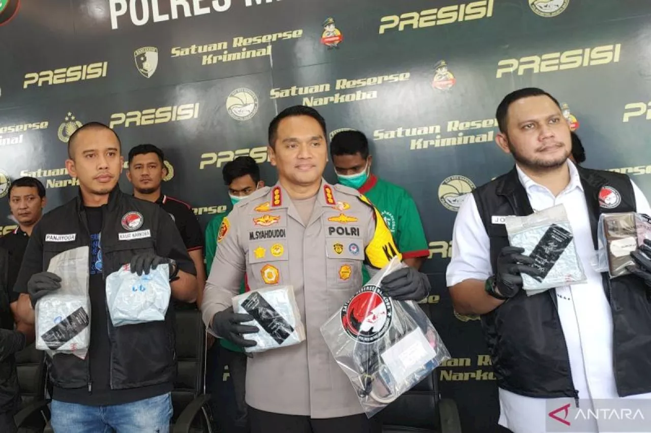 Polisi sita 25,1 kg sabu dari pengedar jaringan Malaysia