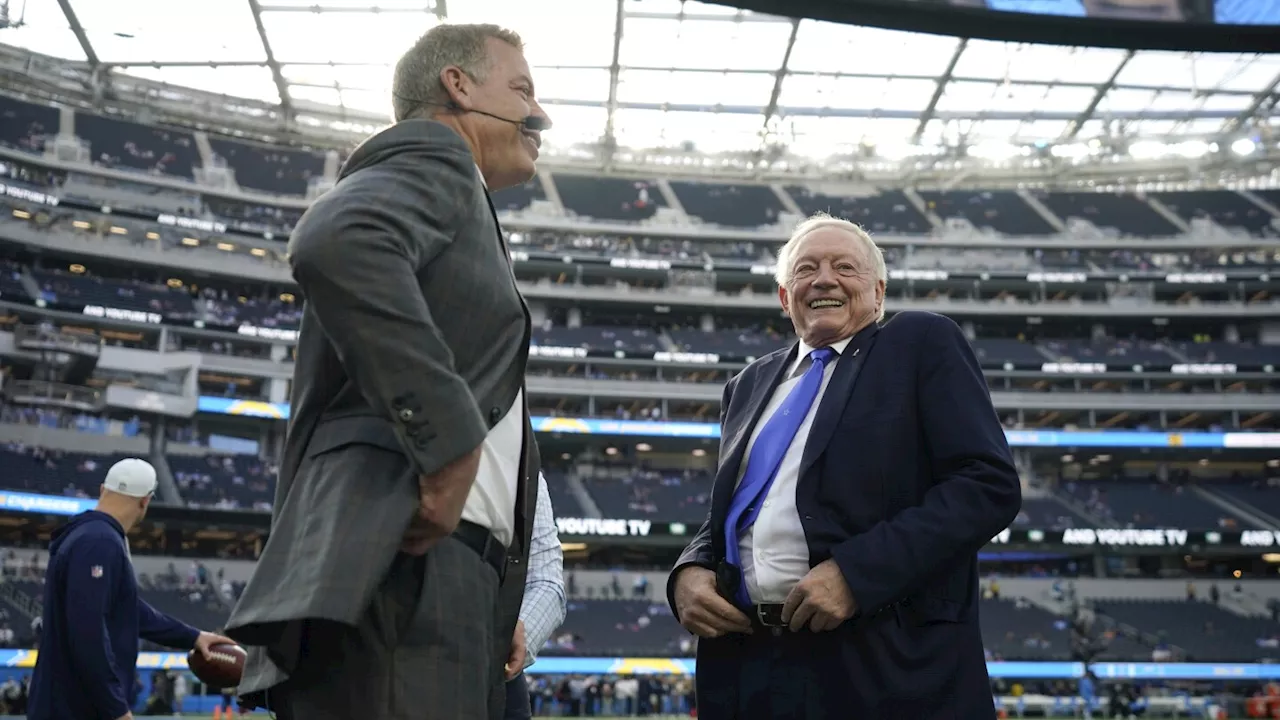 Cowboys owner Jerry Jones says he's elated, and envious, as Rangers prep for World Series