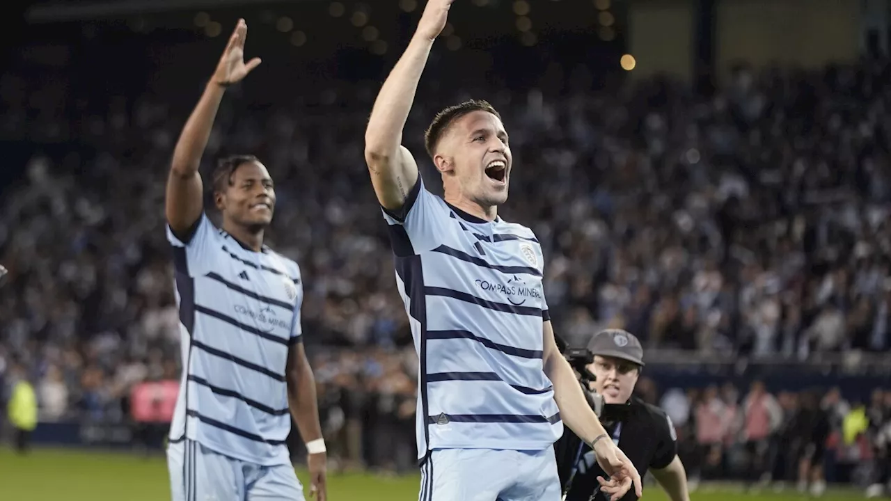 Dániel Sallói converts winning penalty kick as Sporting KC advances in MLS playoffs