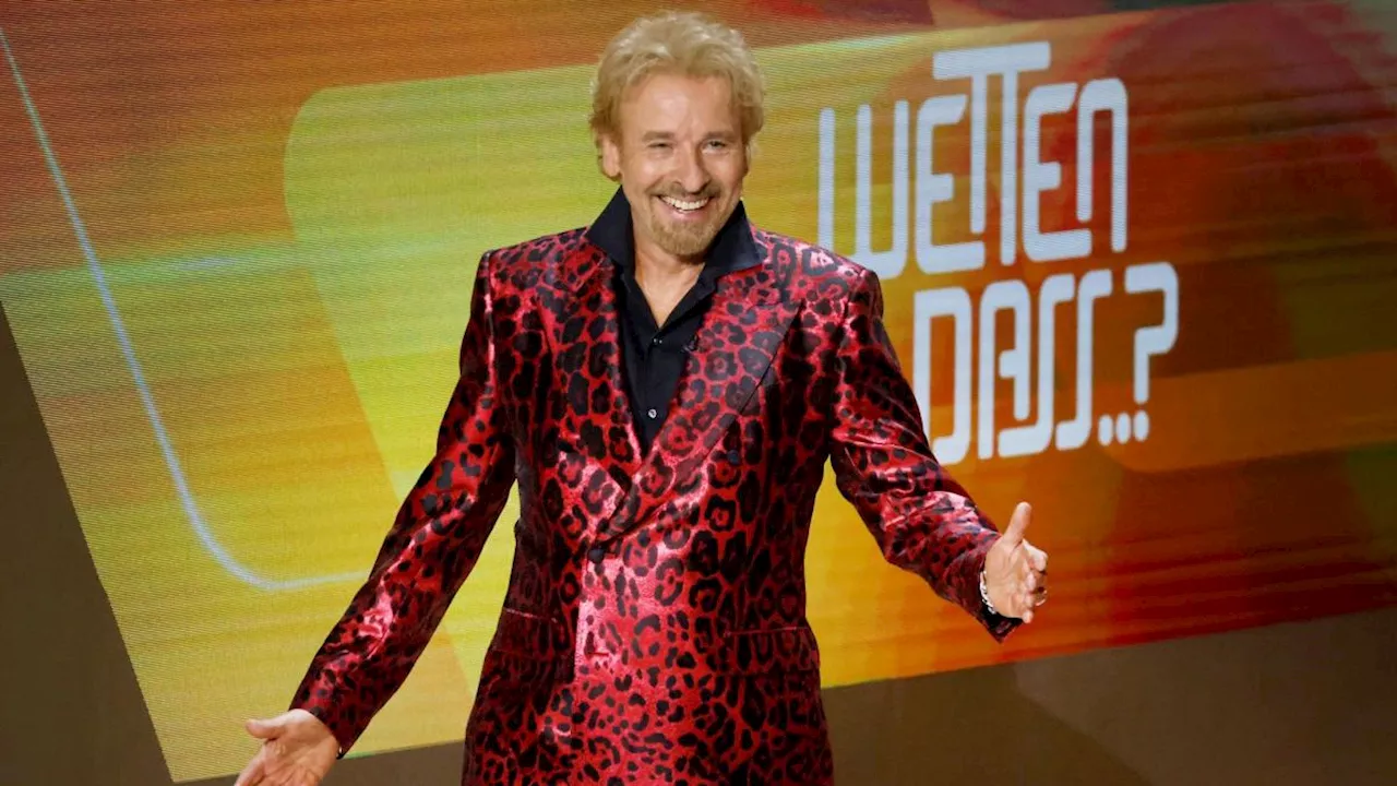 Gottschalk gibt Gäste von 'Wetten, dass..?' bekannt