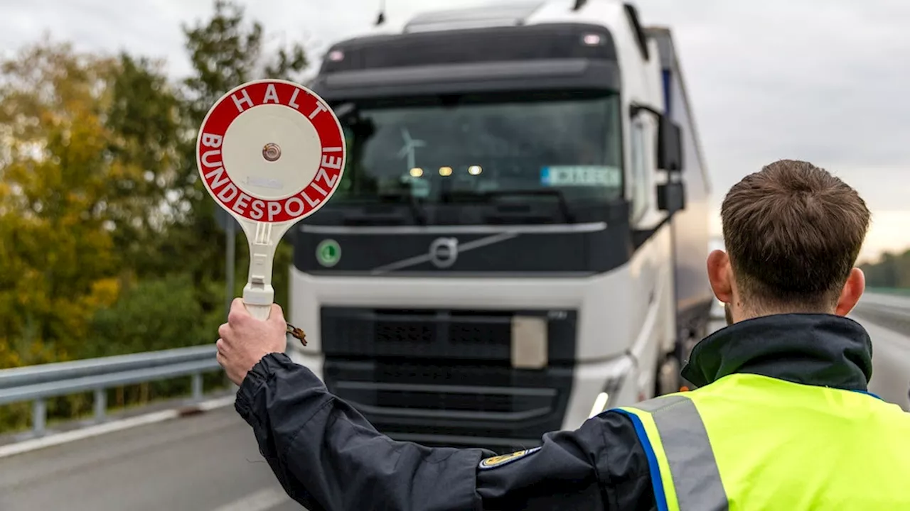 Bundespolizei baut Grenzkontrolle auf A12 von Berlin nach Warschau ab