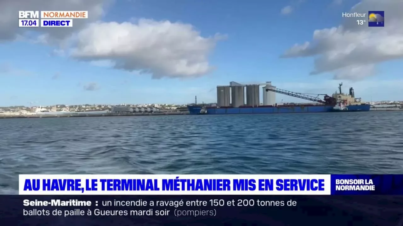 Le Havre: le terminal méthanier mis en service