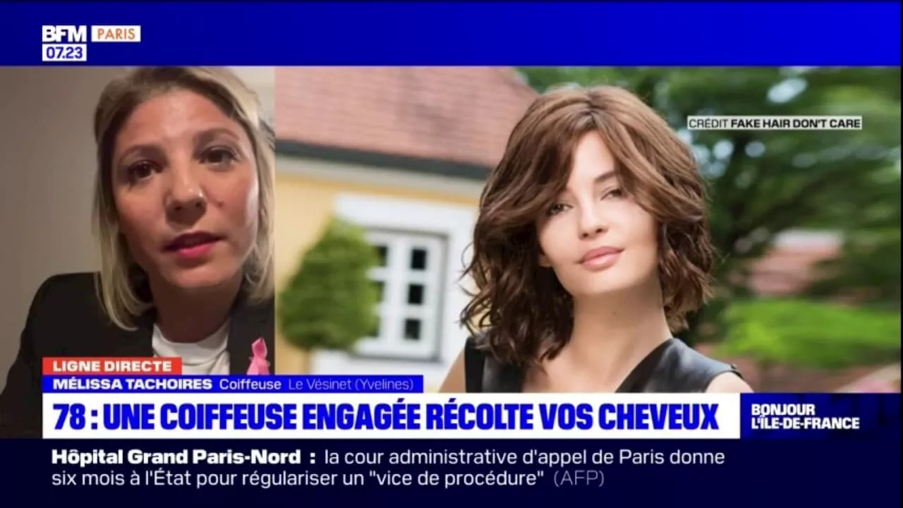 'Ligne directe': dans les Yvelines, une coiffeuse engagée récolte vos cheveux
