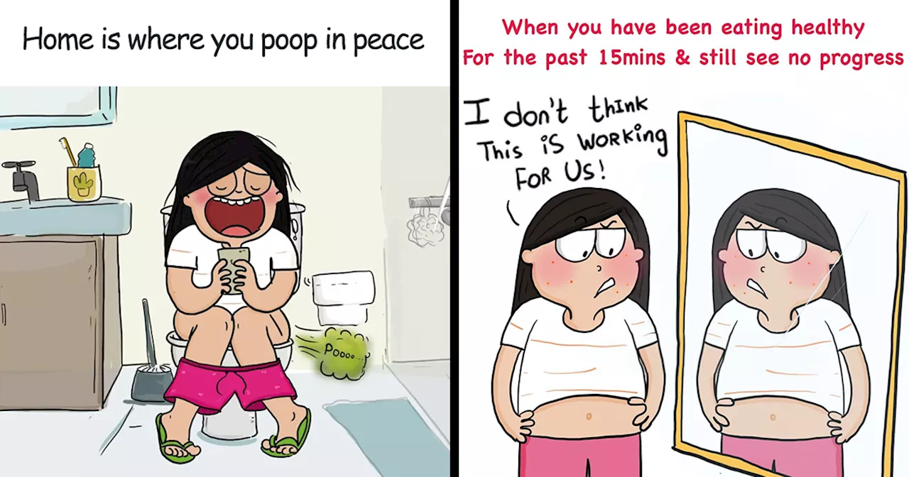 Artist Illustrates Daily Struggles That Most People Can Relate To (65 New Pics)