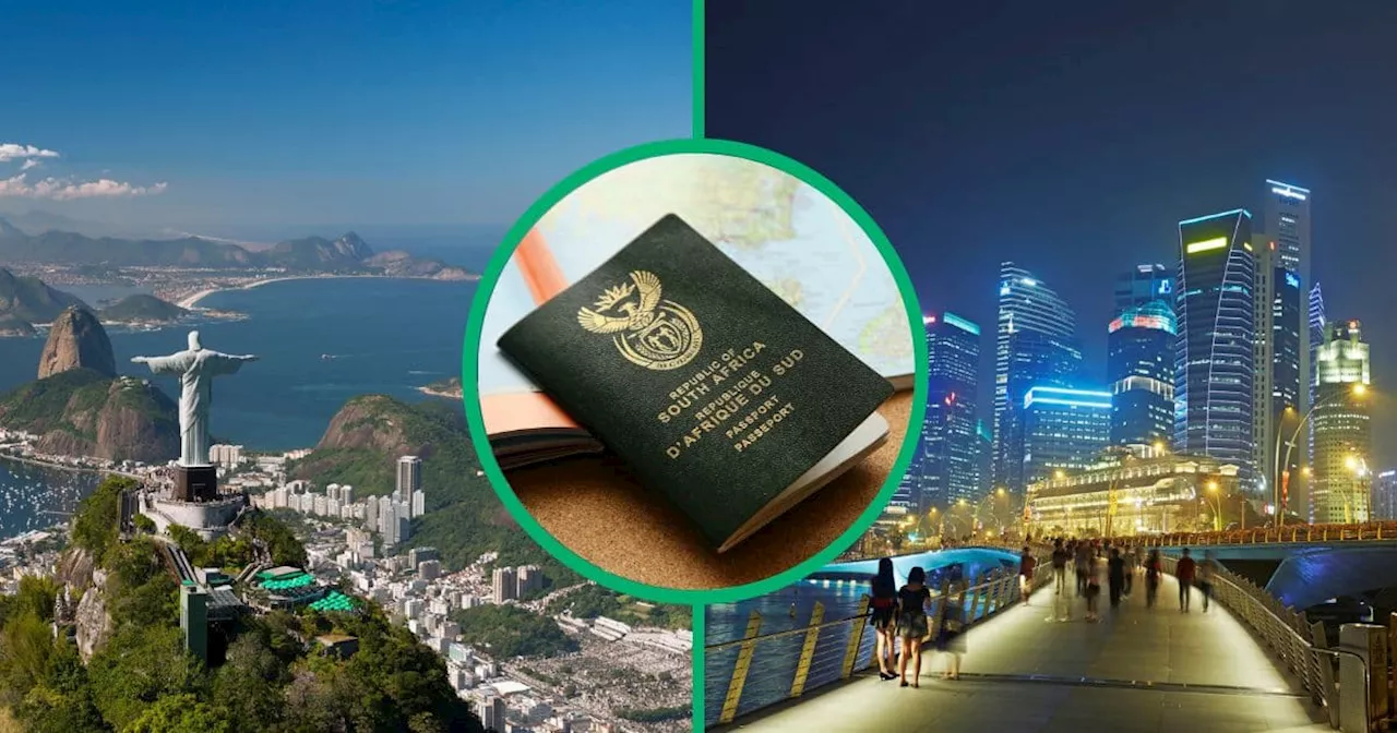 107 Countries South Africans Can Travel to Visa-Free, Including Brazil, Ireland and Mauritius