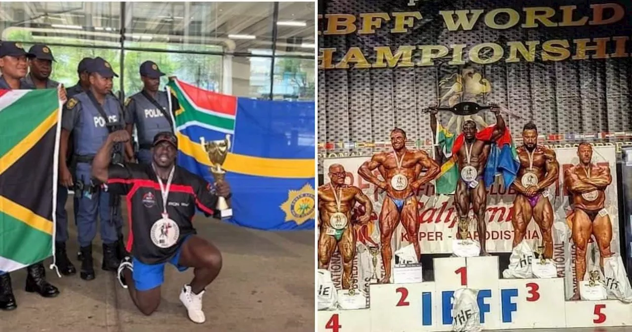 South African Police Sergeant Crowned IBFF World Champion for Body Building, Mzansi Impressed