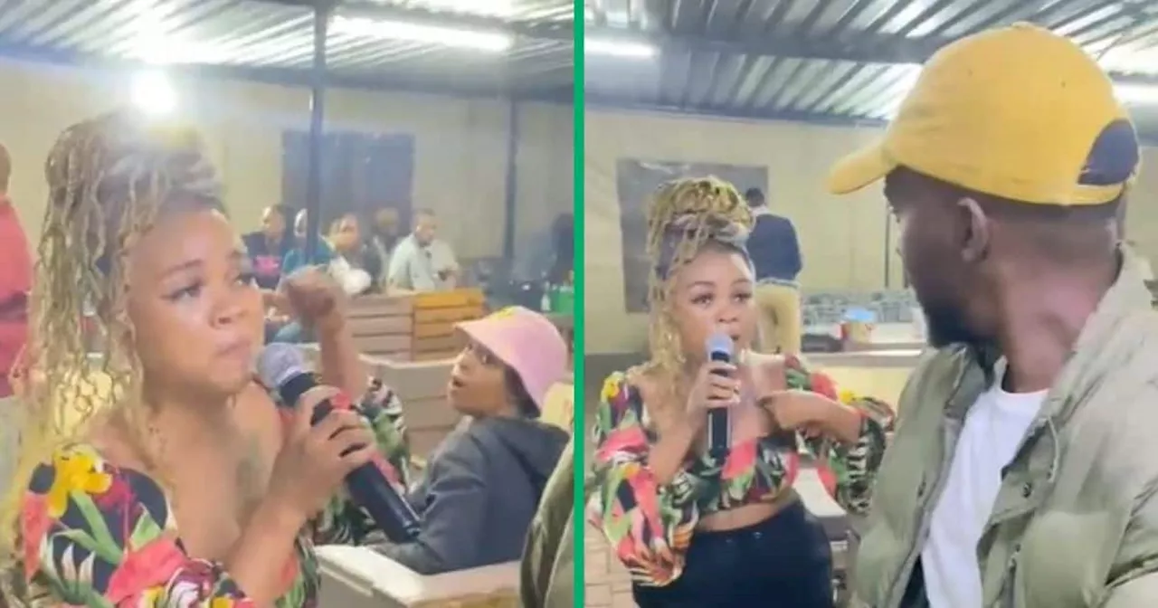 Woman Serenades Man at Groove, TikTok Video Gives Mzansi Second-Hand Embarrassment