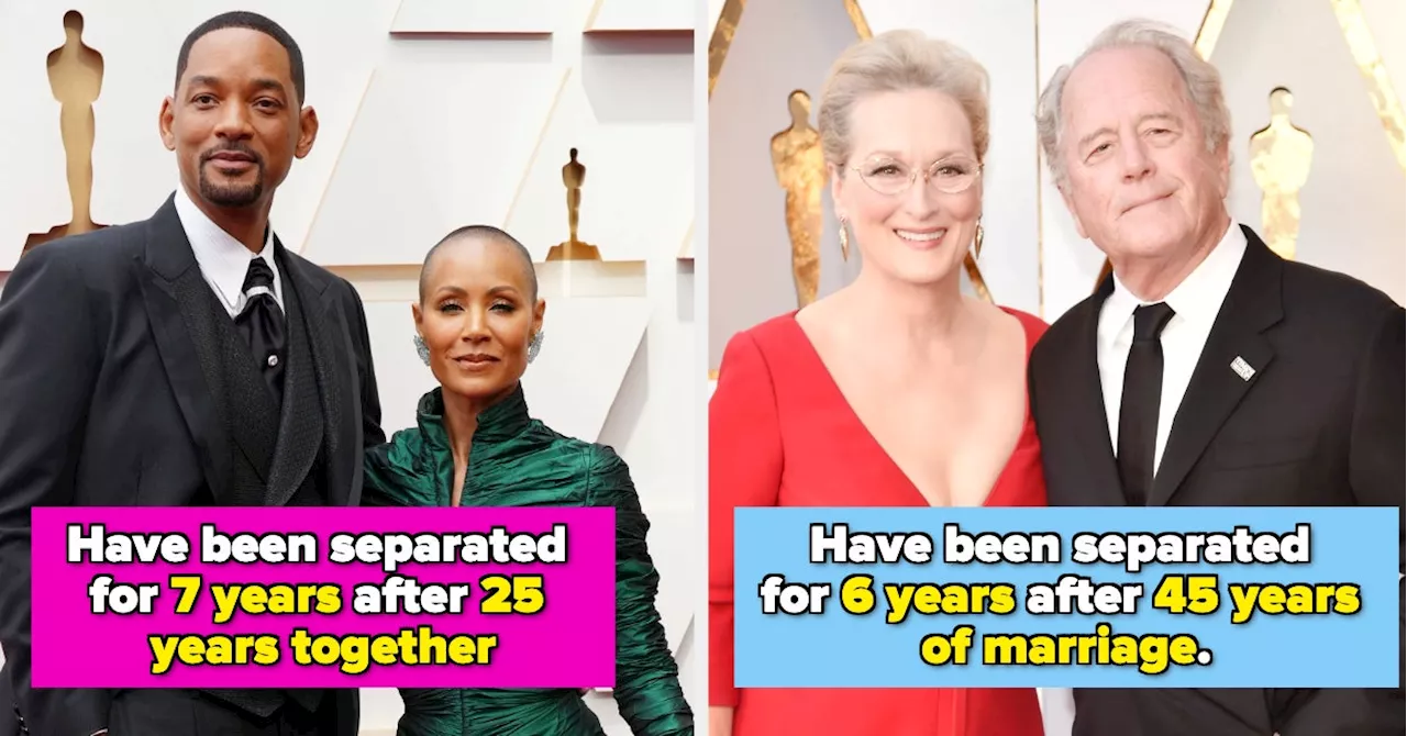 11 Celebrity Couples Who Were Secretly Separated Or Broken Up