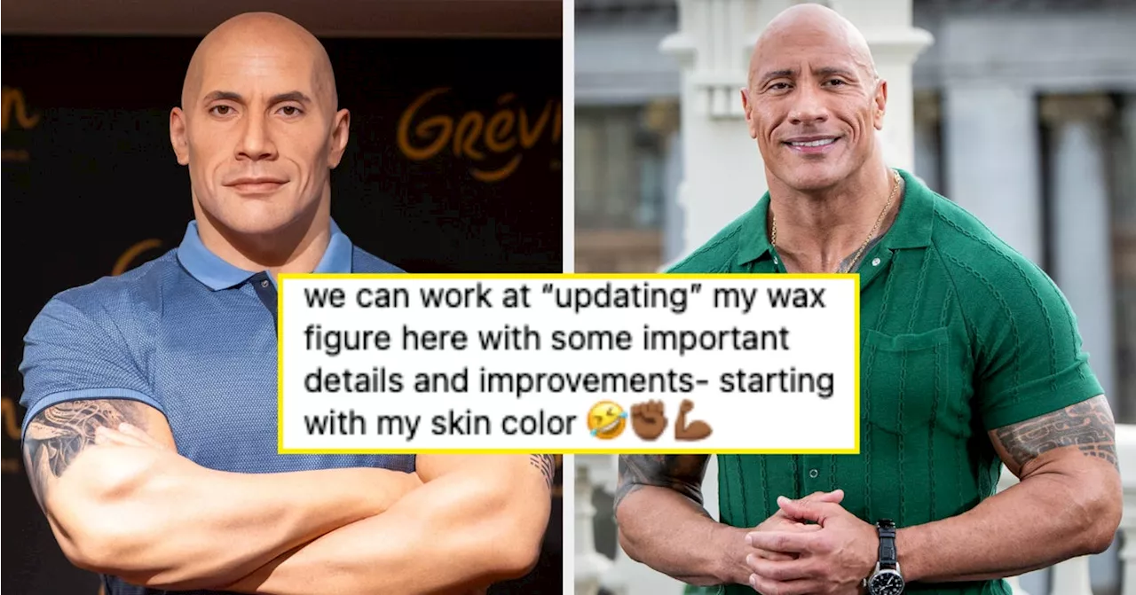 French Museum Updates Controversial Dwayne Johnson Wax Figure