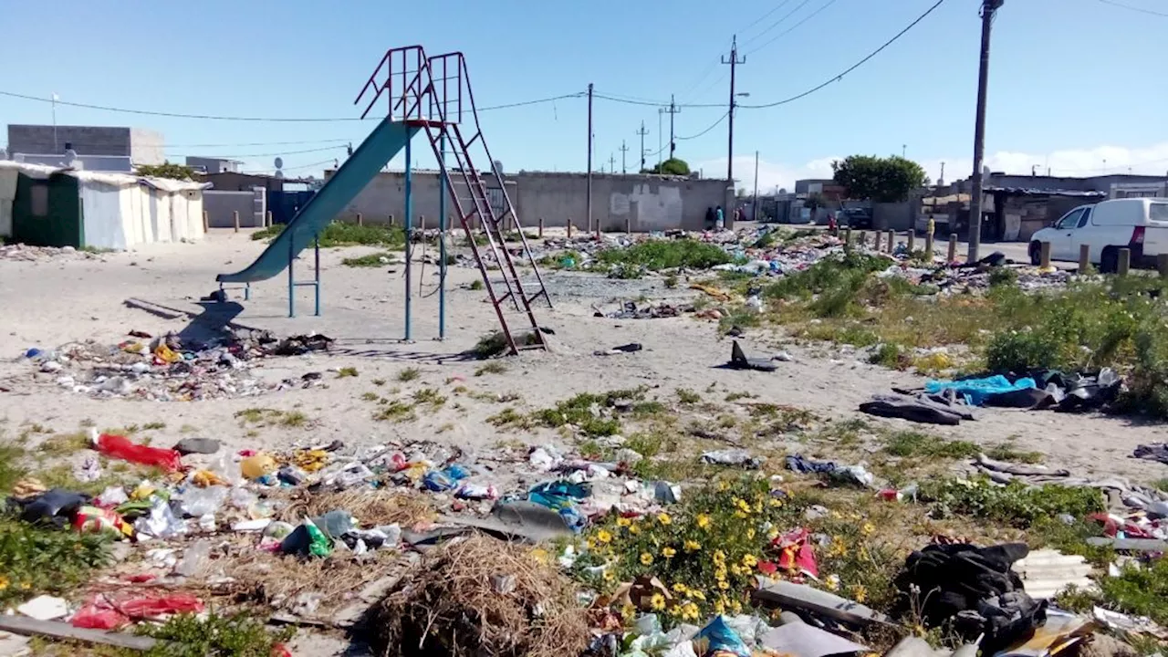 Children’s parks turned into rubbish dumps