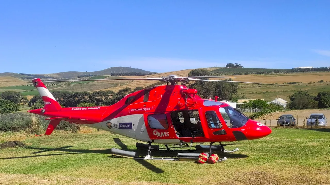 WSAR save mountain biker on technical Western Cape track