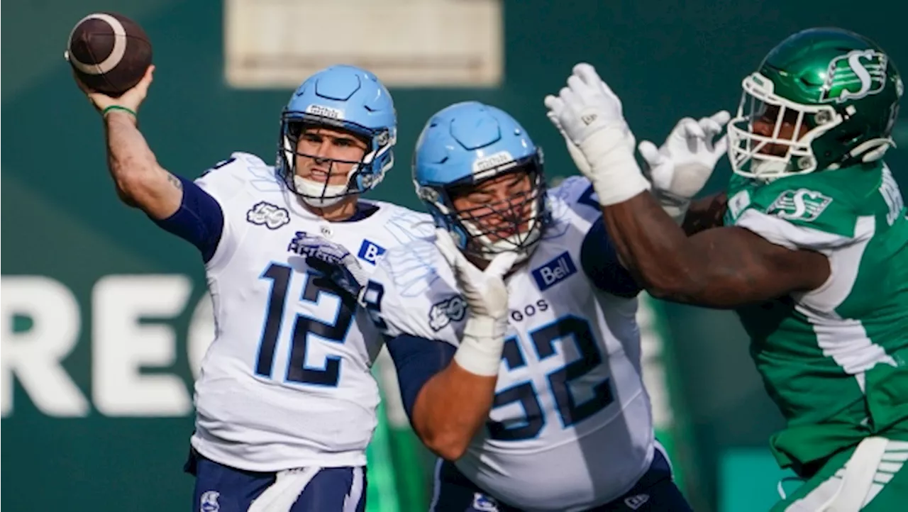 Roughriders' playoff hopes end with 29-26 loss to Argonauts