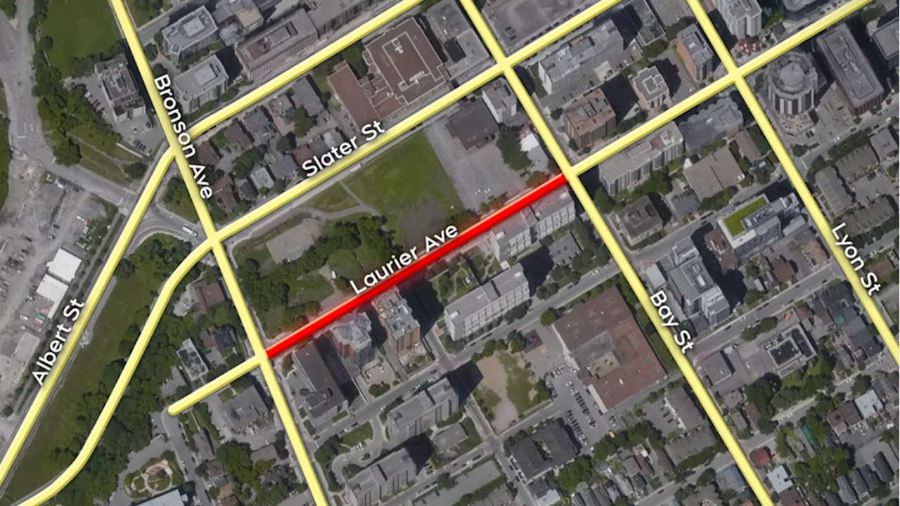 Section of Laurier Ave. to close Oct. 30 to Nov. 6