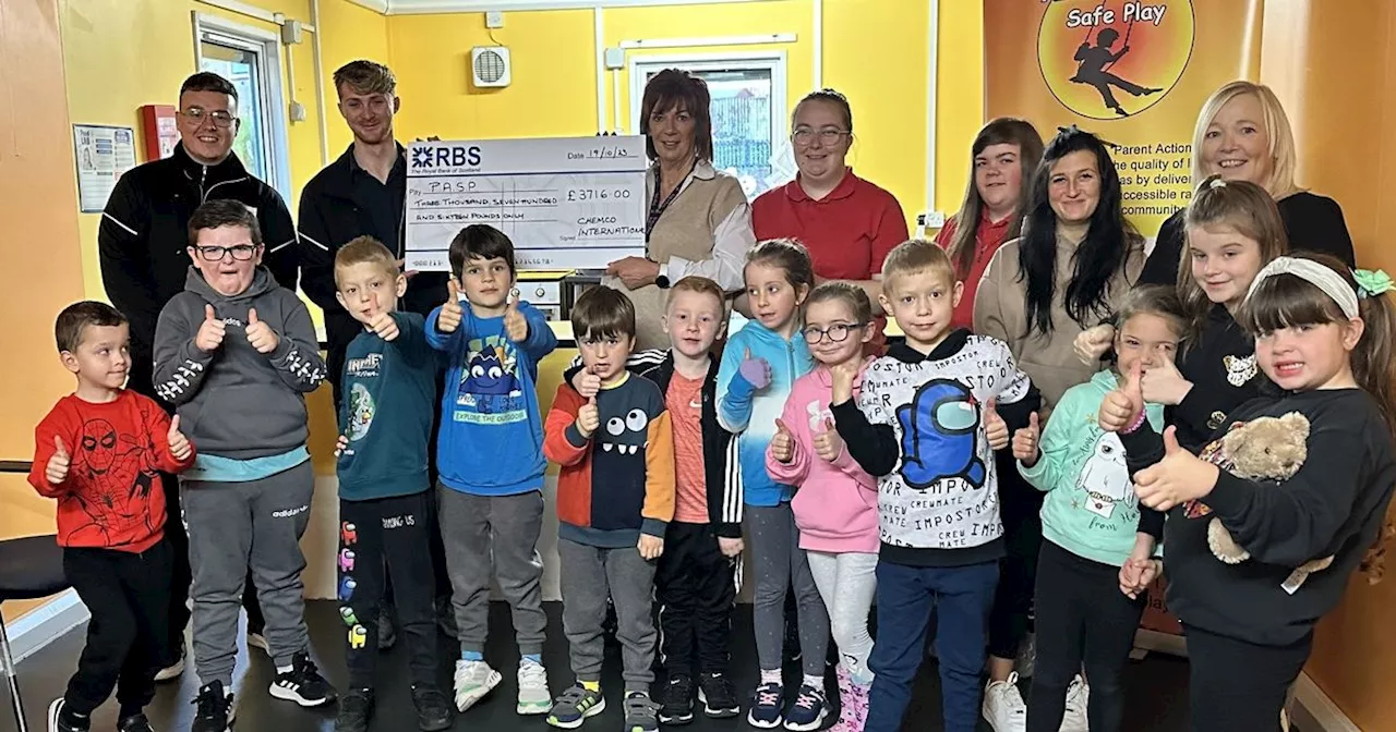 Coatbridge charity receives near-£4k funding boost thanks to local company