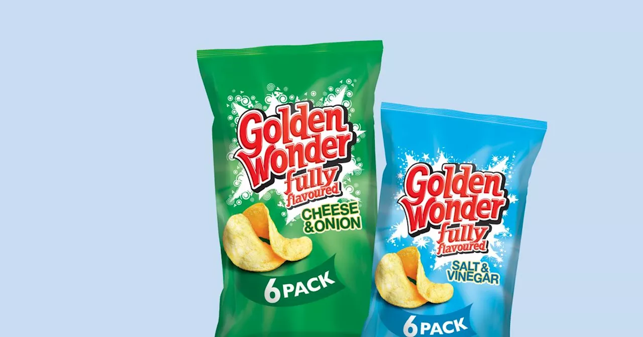 Get a free 6 pack of Golden Wonder crisps with your Daily Record and Sunday Mail