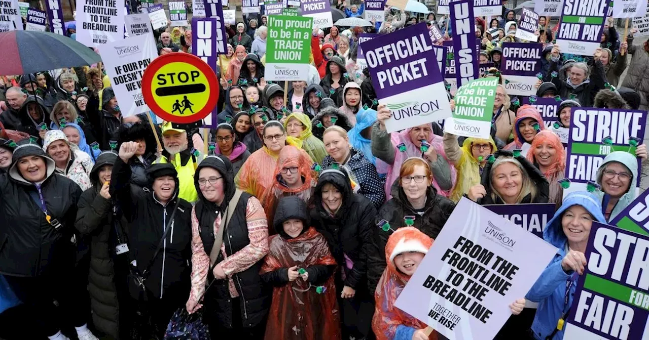 Unison announces strike date for South Lanarkshire schools