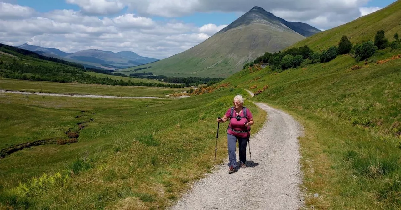 Visually impaired ex-army nurse from Paisley conquers West Highland Way