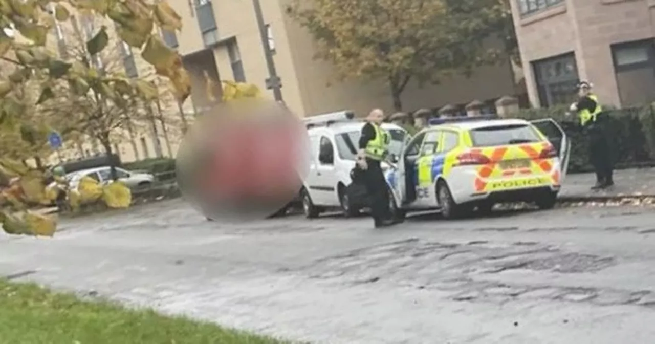 Woman rushed to hospital after being knocked down by van in Edinburgh