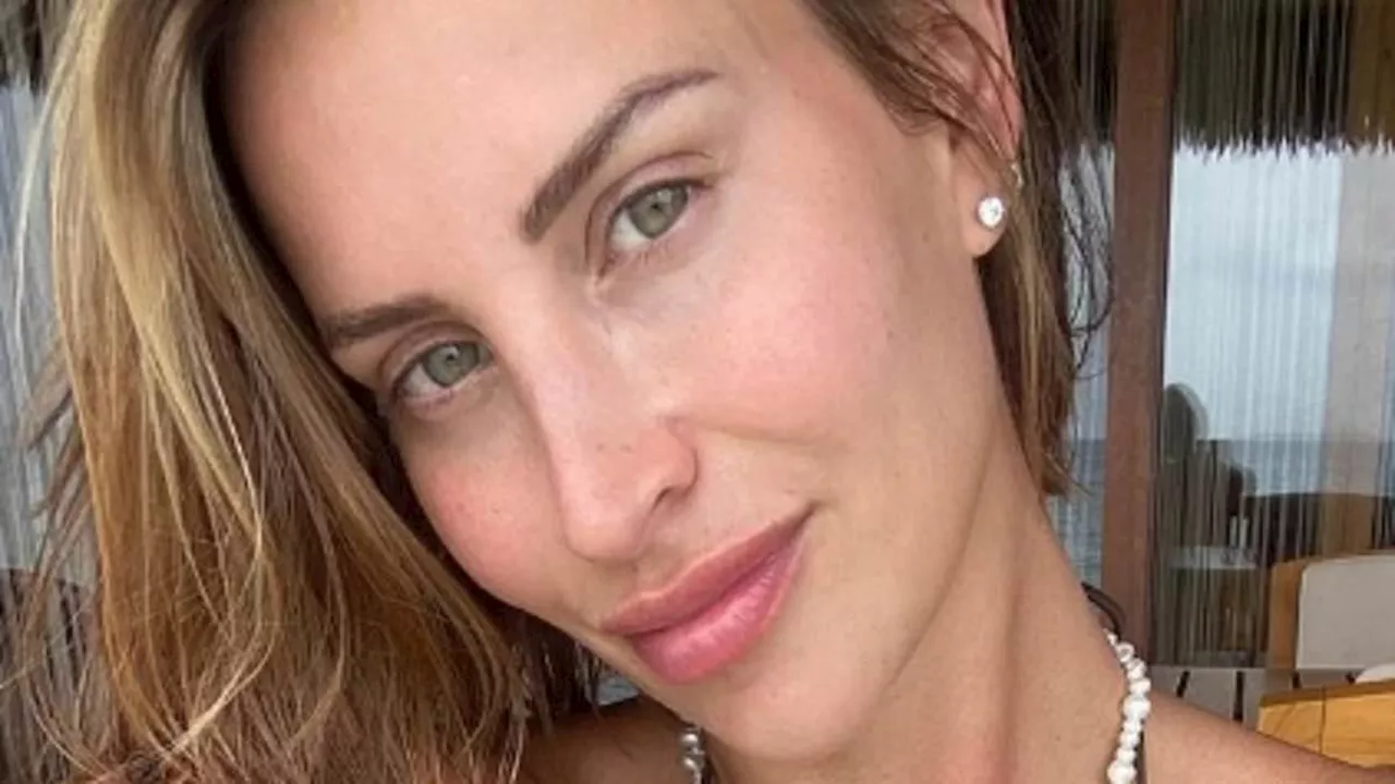 Ferne McCann shares candid bikini snaps of her 'bumps, creases and droopy bits' three months after...