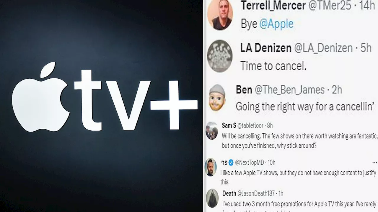 Apple TV customers threaten to CANCEL their subscriptions as prices are hiked