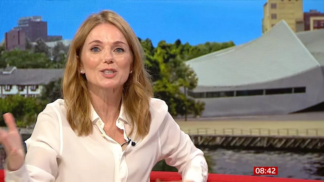 BBC Breakfast viewers cringe over 'car crash' interview with Geri Horner as Charlie Stayt and Naga...