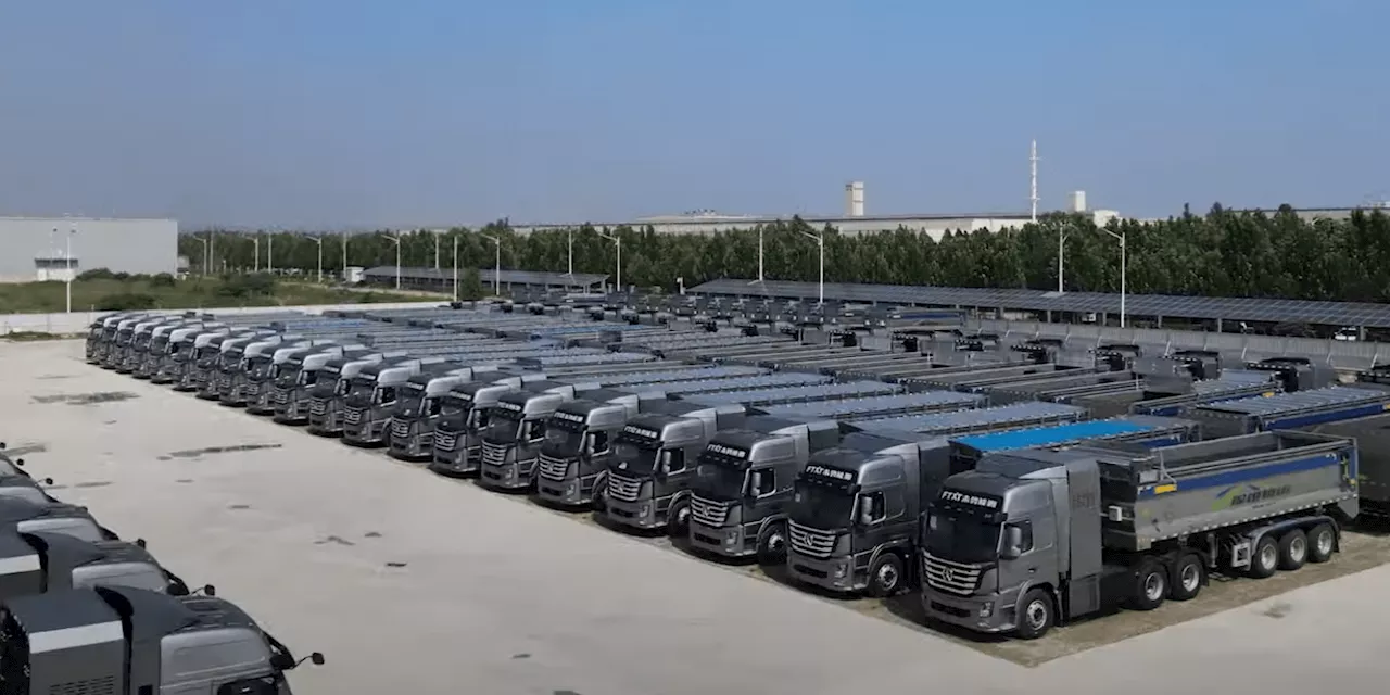 Chinesische Hersteller liefern 100 H2-Lkw für Bauprojekt