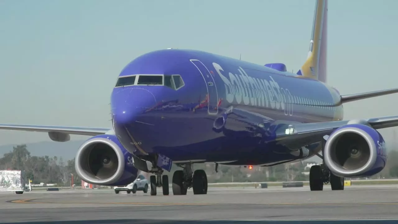 Southwest Airlines pilots picket outside company headquarters in Dallas