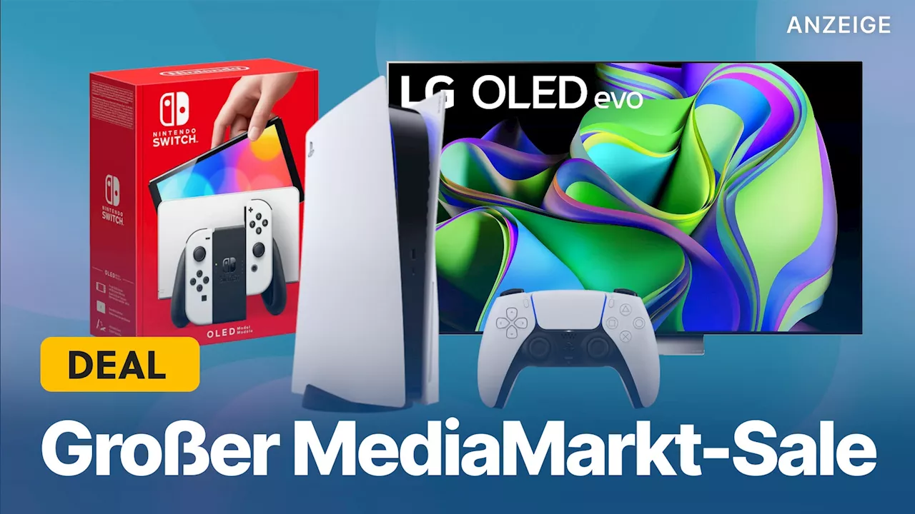 Mehrwertsteuer geschenkt: Switch OLED, PS5 & 4K-TVs bei MediaMarkt zum Top-Preis schnappen