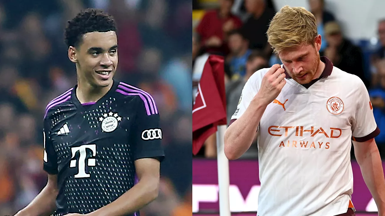 Man City line up Kevin de Bruyne successor! Pep Guardiola eyes move for Jamal Musiala after Bayern contract talks stall