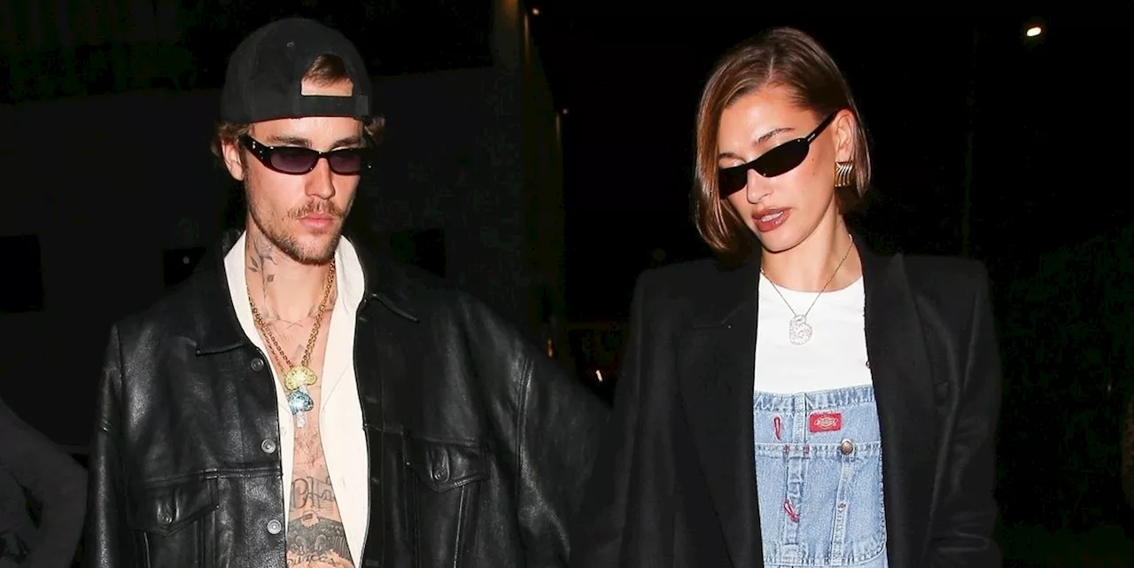 Hailey Bieber Wore Overalls for Date Night, and It’s So Rachel Green–Coded