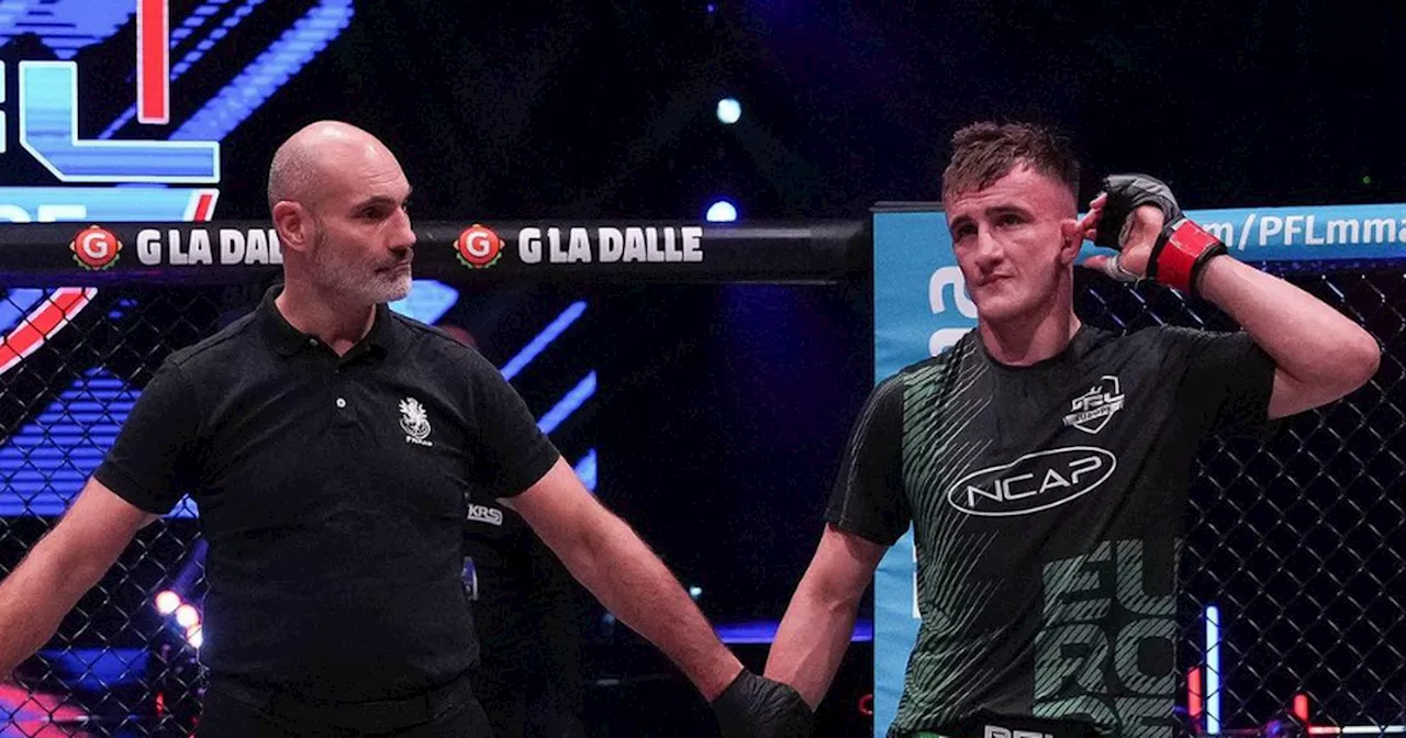 Irish MMA fighter one win away from $100,000 cheque and European title