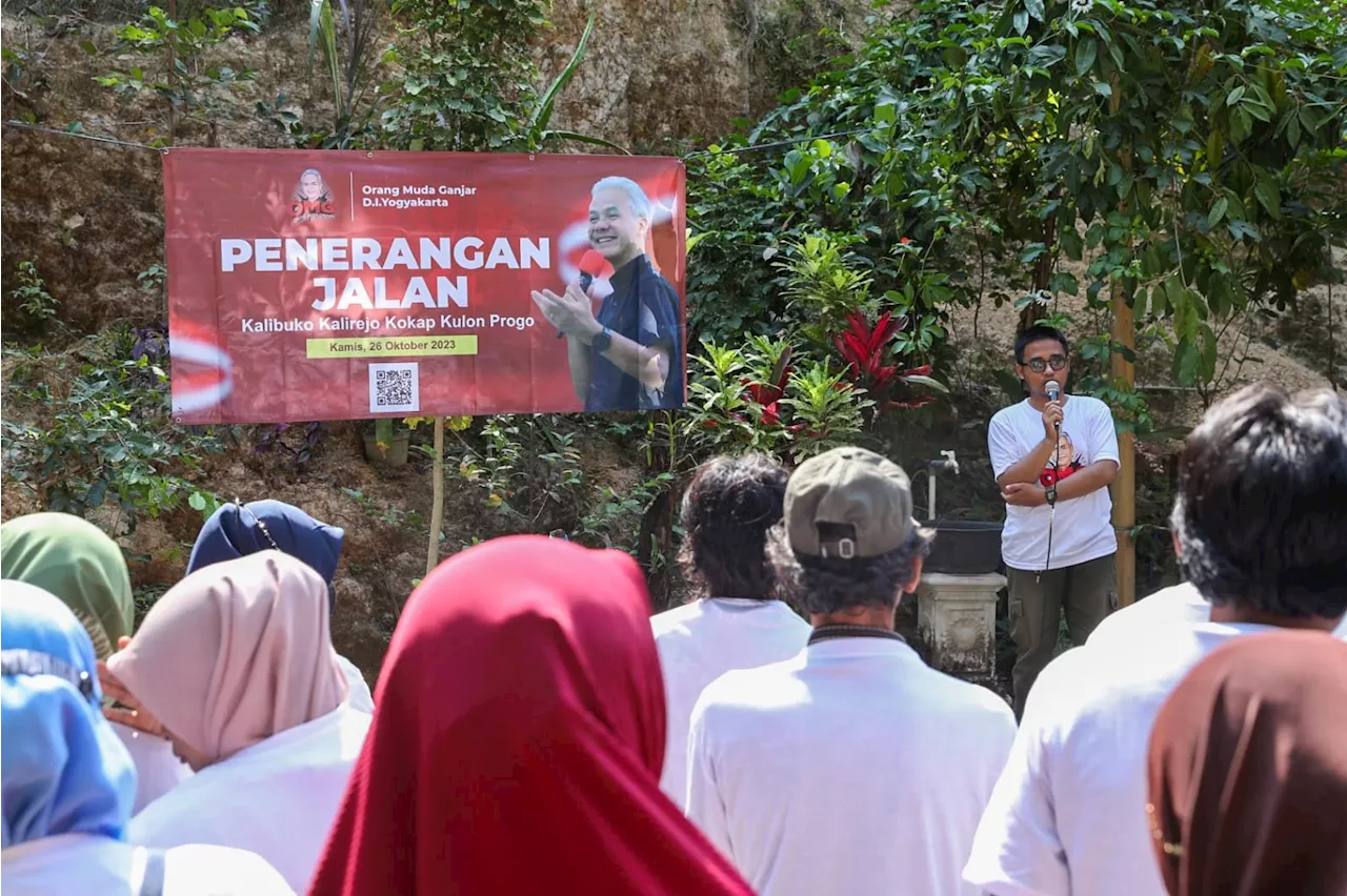 Orang Muda Ganjar Bangun Penerangan Jalan Umum, Warga Kulon Progo Kini Tak Khawatir Keluar Malam