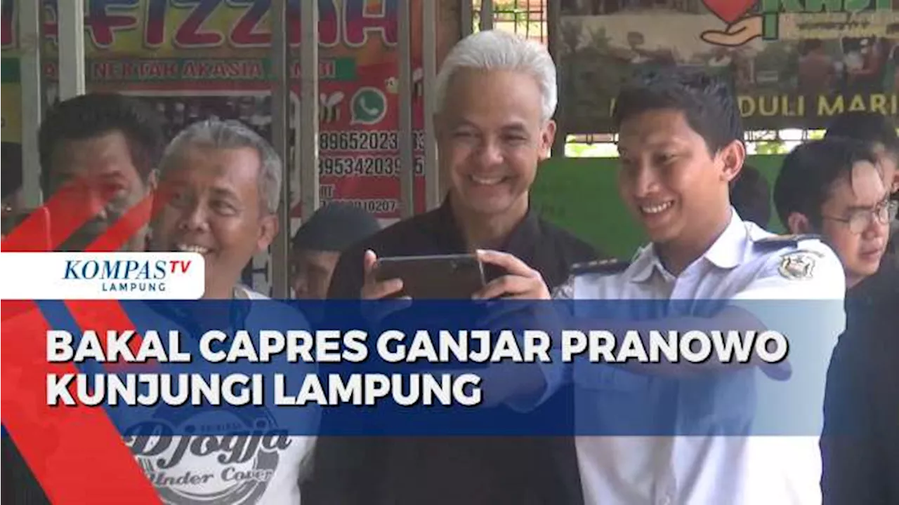 Bakal Capres Ganjar Pranowo Kunjungi Lampung