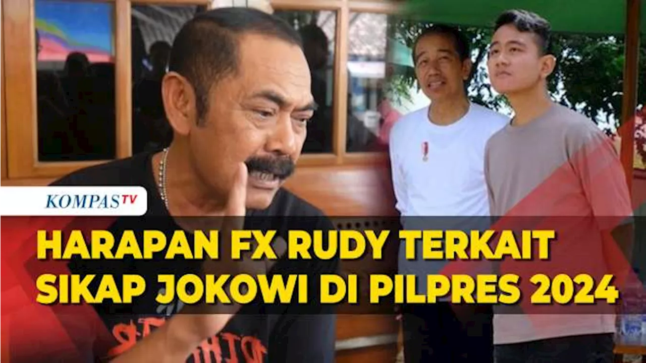 Harapan FX Rudy Terkait Sikap Jokowi Hadapi Pilpres 2024 Meski Gibran Jadi Bakal Cawapres Prabowo