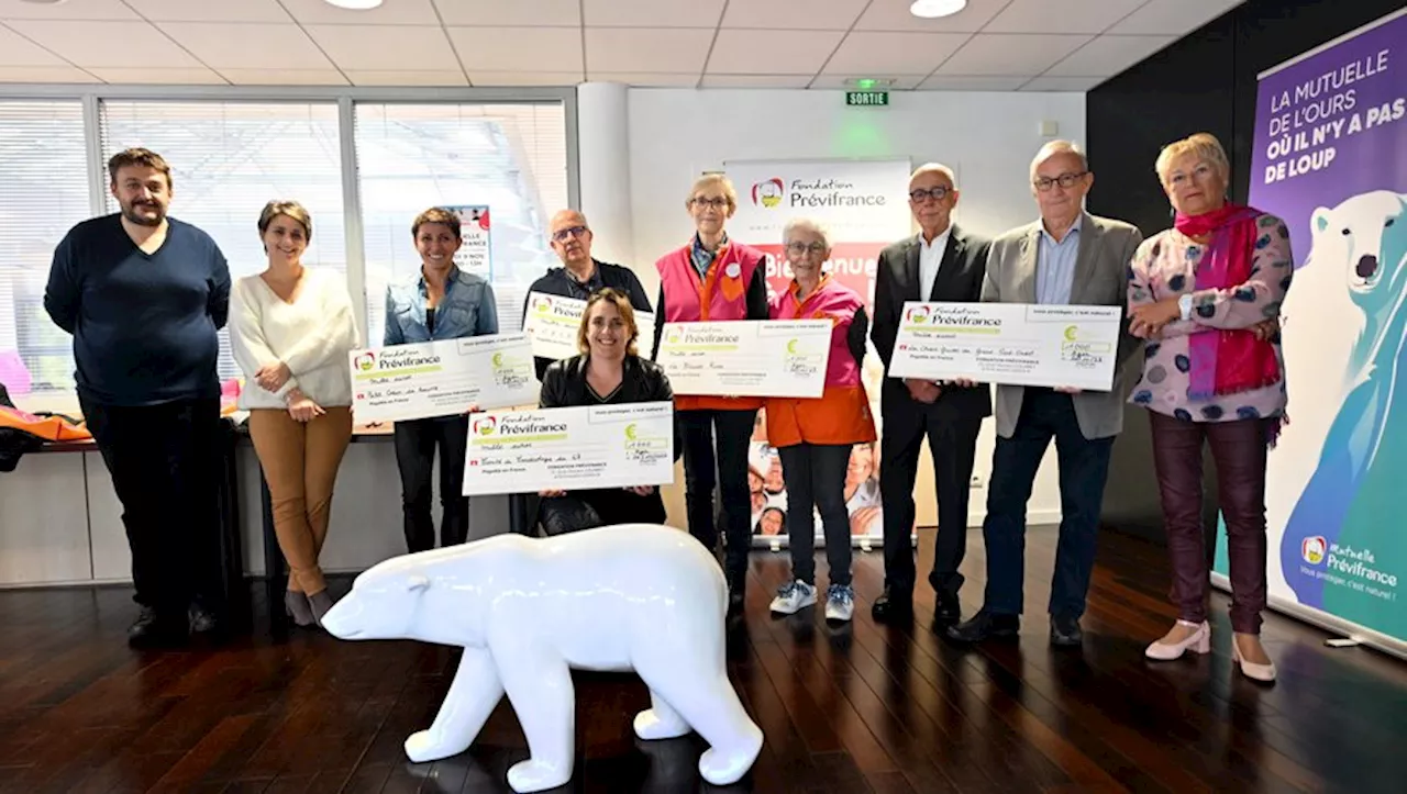 La fondation Prévifrance distribue 5 000€ à cinq associations du Lot-et-Garonne