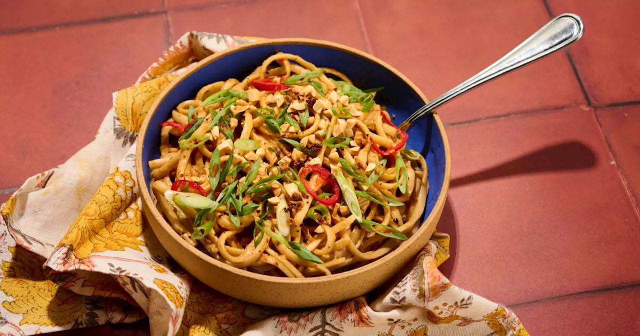 California Heat Spicy Peanut Noodles