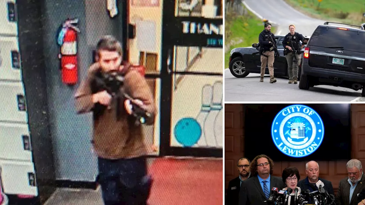 Lewiston in lockdown while police hunt for gunman behind Maine massacre as victims identified