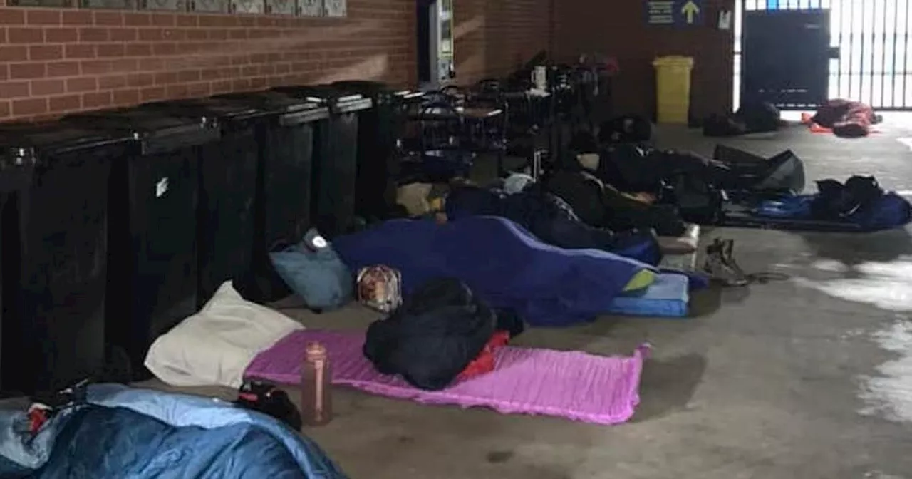 Group slept at Leeds United's Elland Road in torrential Storm Babet downpours