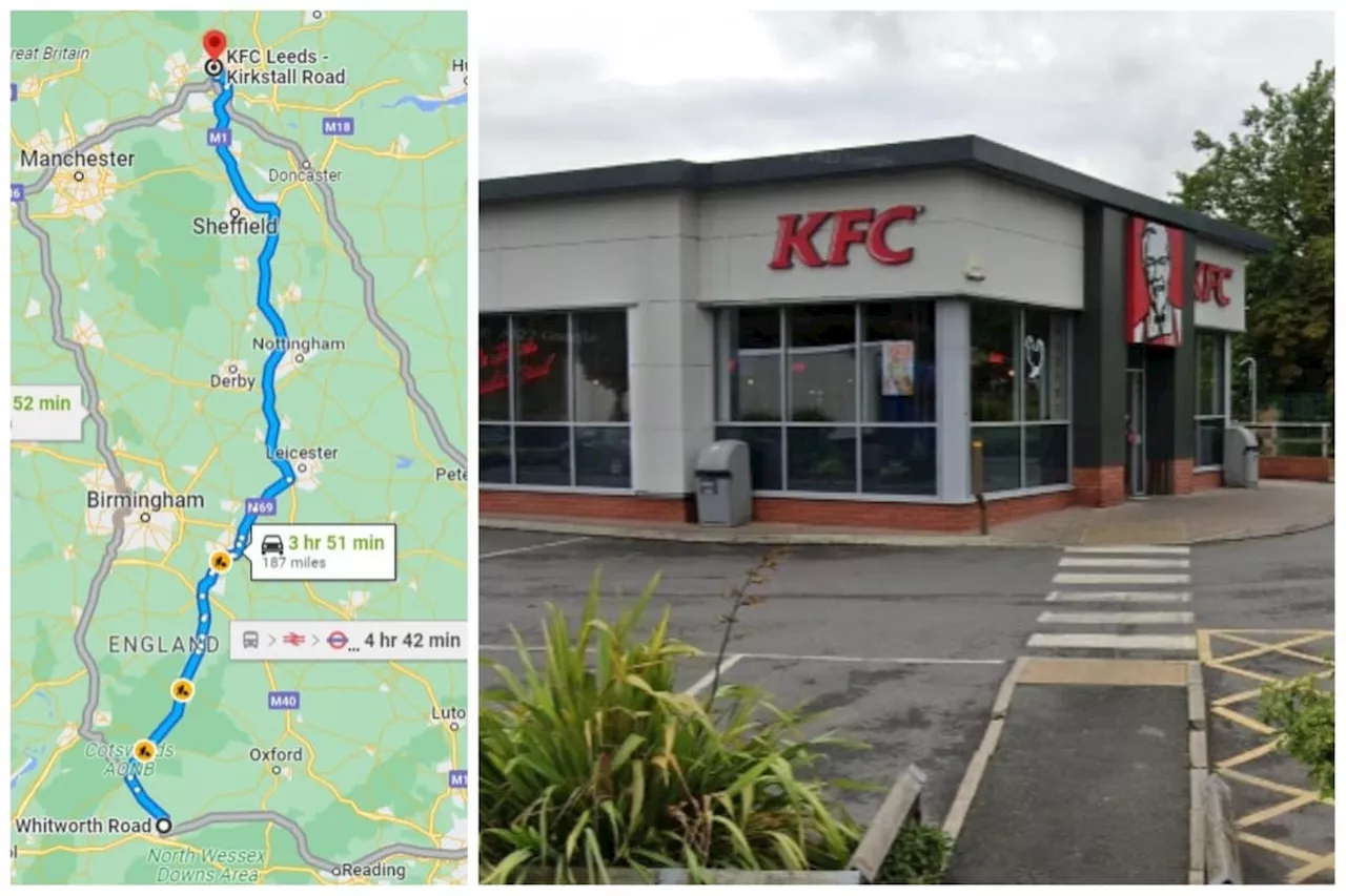 Paedophile drove 200 miles from Swindon to Leeds to meet girl in KFC car park