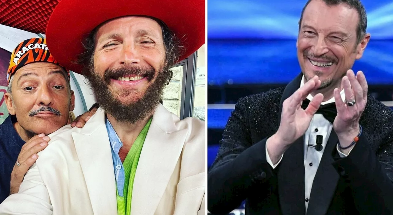 Sanremo, l'annuncio di Fiorello: «Jovanotti ci sarà, Amadeus ha organizzato tutto. E io farò un omaggio a Toto