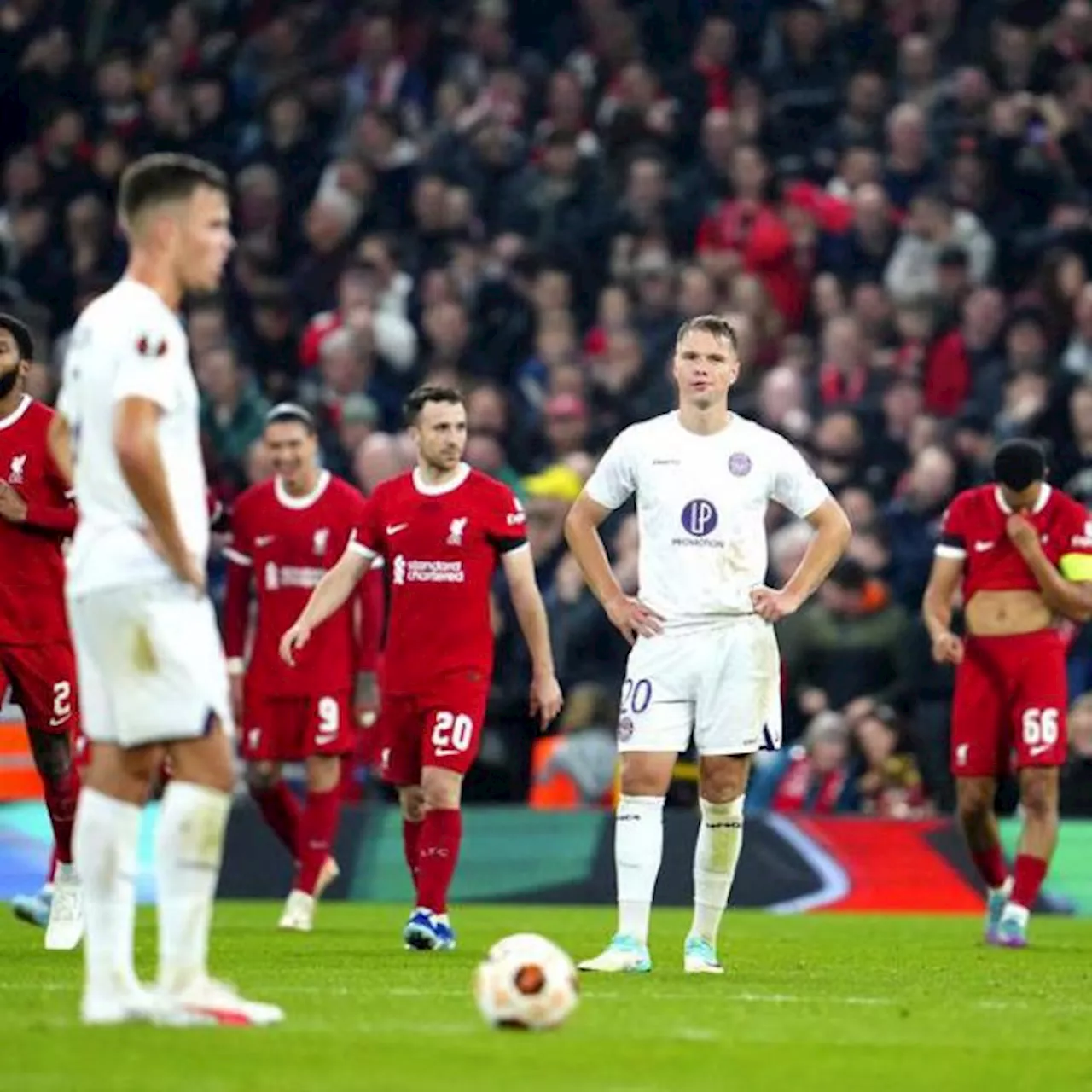 À Anfield, Toulouse a fini par se noyer