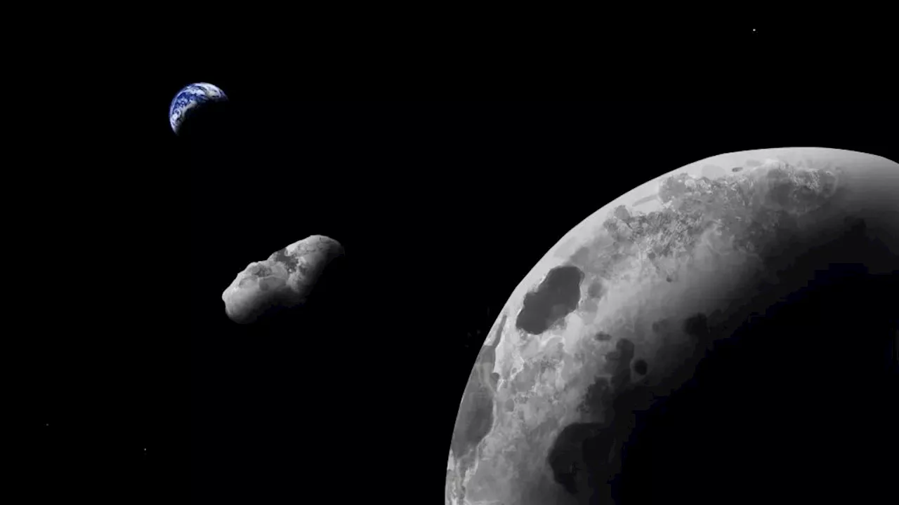 A chunk of the moon appears to be orbiting near Earth, new study suggests