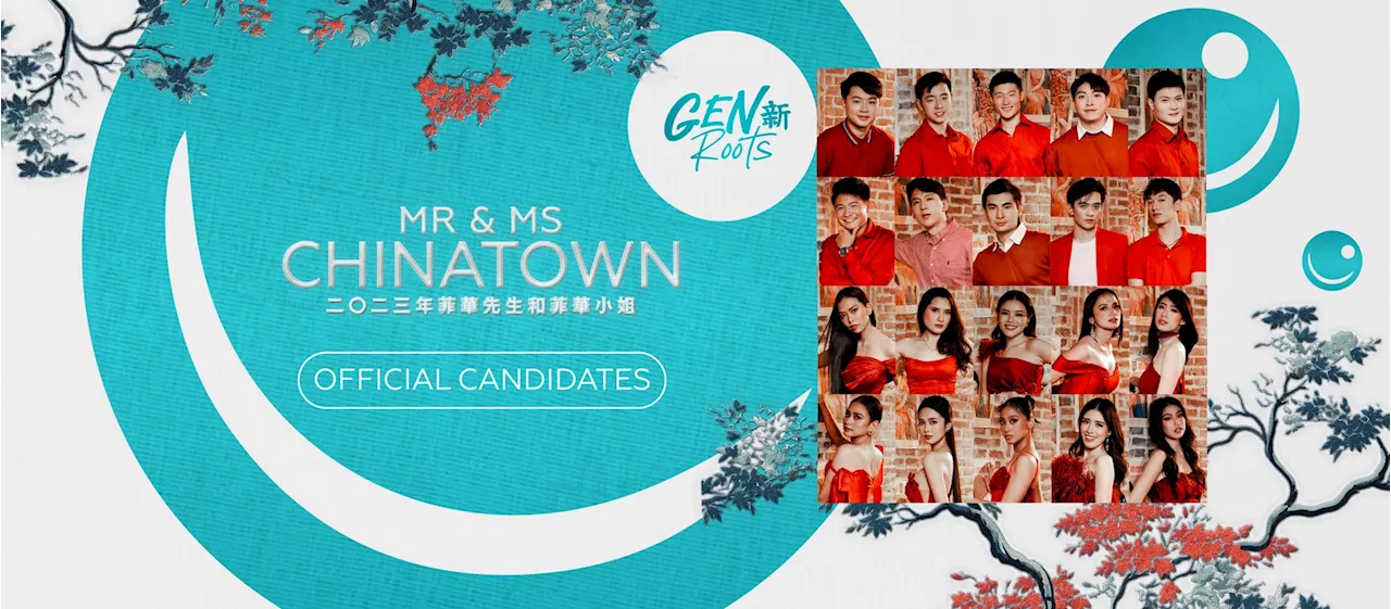 IN PICTURES: Meet the 'GenXins' candidates of Mr. and Ms. Chinatown Philippines 2023