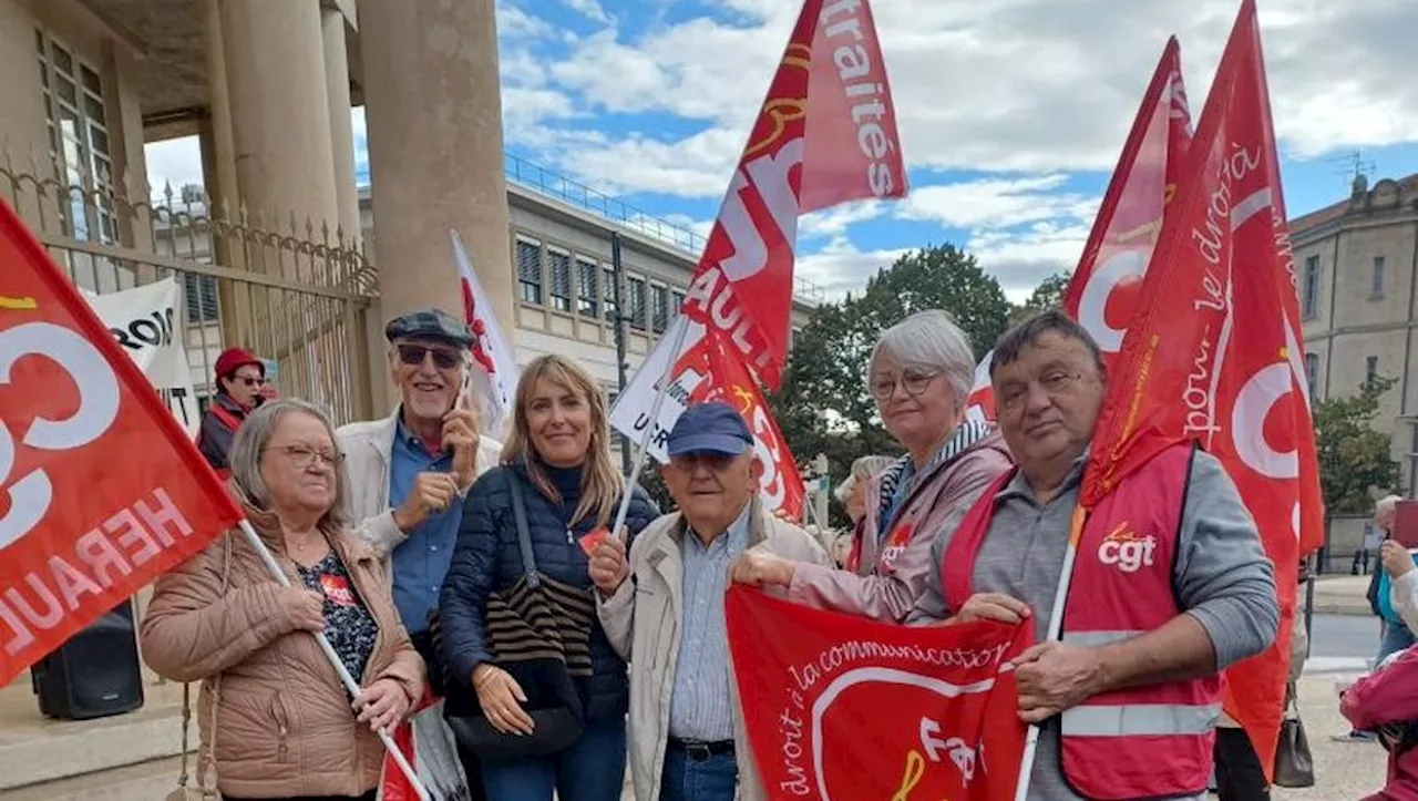 Les retraités du Biterrois expriment leur colère contre le gouvernement