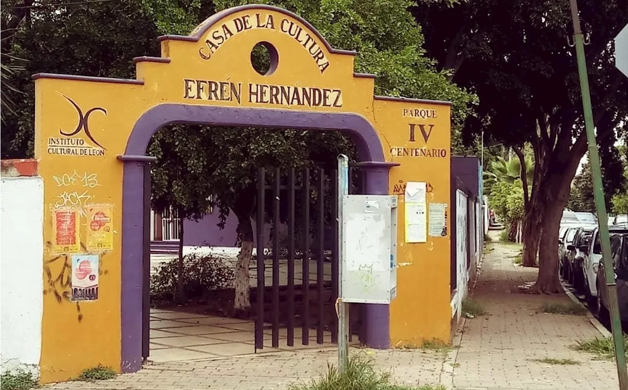 Casa de la Cultura Efrén Hernández en León cumple 20 años; celebran con jornadas artísticas