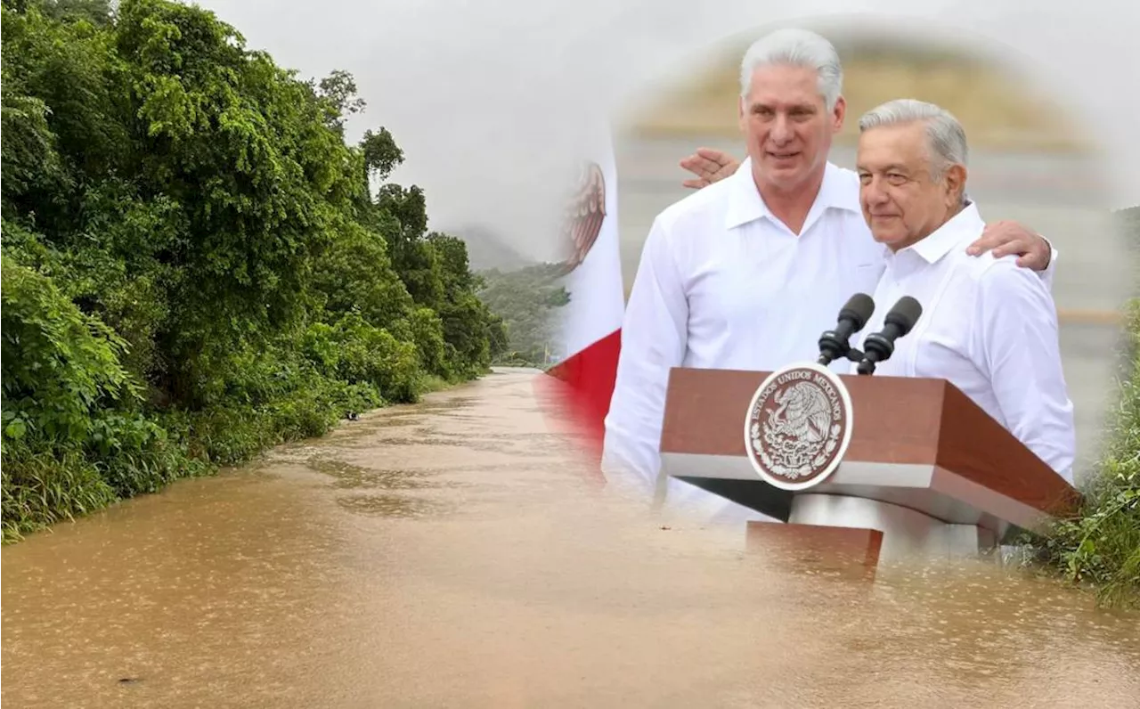 Miguel Díaz-Canel se solidariza con México tras daños causados por el huracán 'Otis'