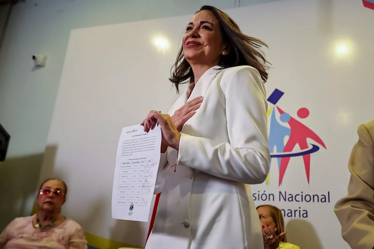 Las diez frases de María Corina Machado como candidata opositora a la Presidencia venezolana