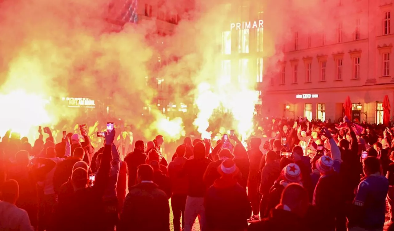 Nach CL-Spiel in Leipzig: Polizei ermittelt gegen serbische Fußballfans